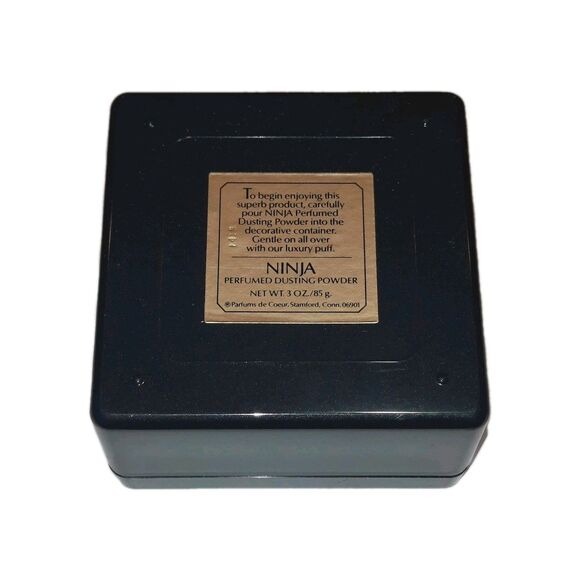 Vintage Ninja Perfumed Dusting Powder by Parfums De Coeur 3 oz NEW INSIDE - Picture 5 of 5